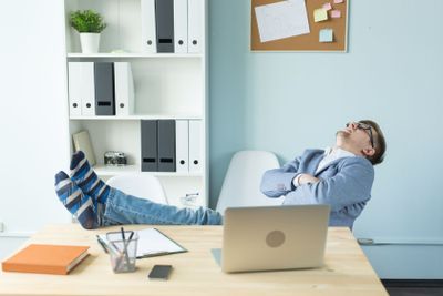 Business, occupational burnout and people concept -...