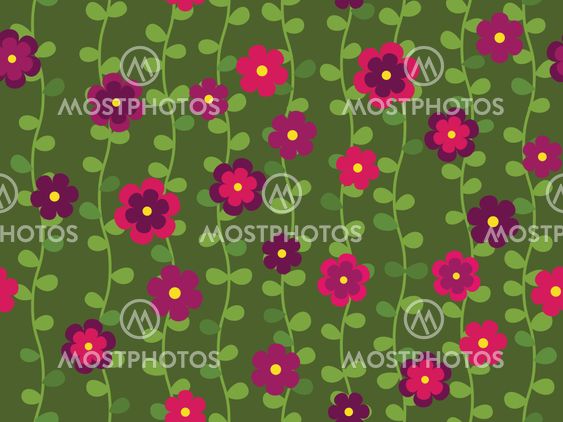 Seamless flower pattern