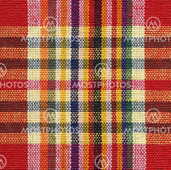 Red square fabric pattern