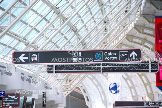 Airport sign