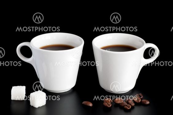 two coffee cups