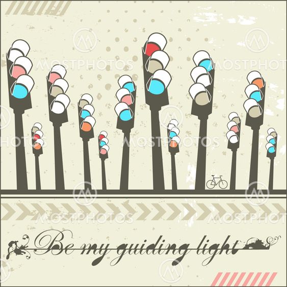 Be my guiding light - card
