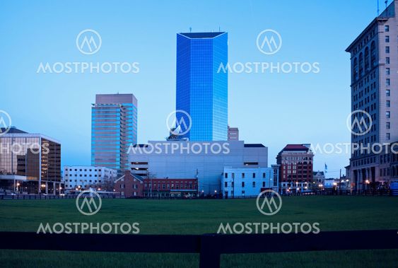 Blue morning in Lexington