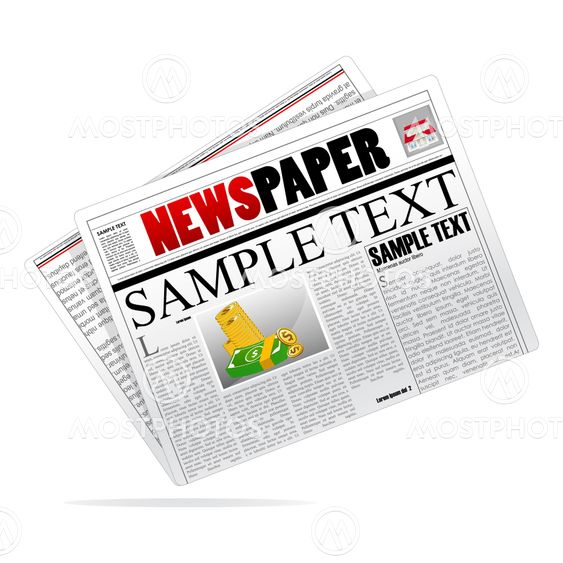 vector newspaper
