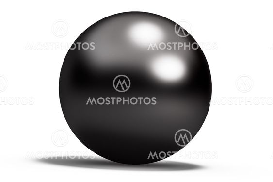 black geometric shapes sphere