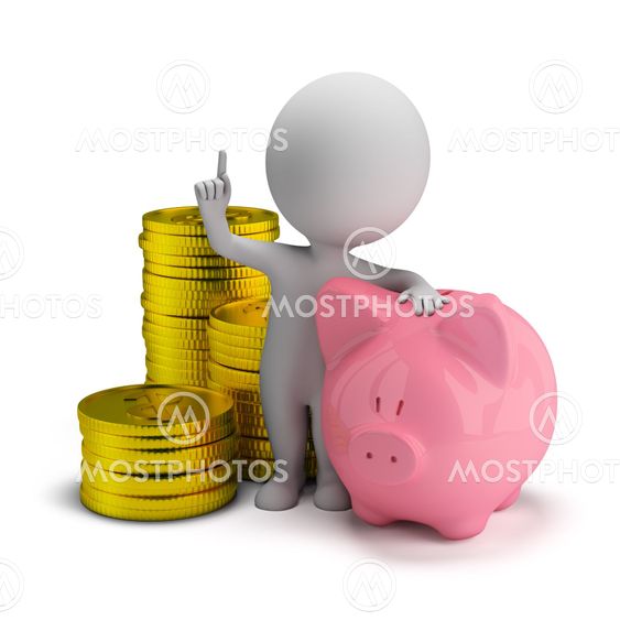3d small people - savings