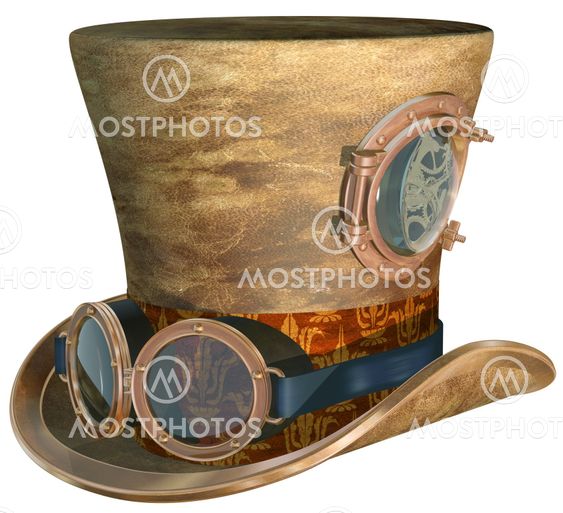 Steampunk Hat and Goggles