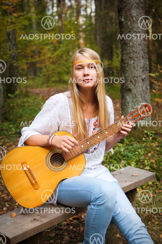 Guitar Player Girl