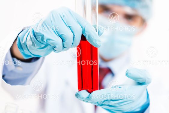 scientist working in the lab
