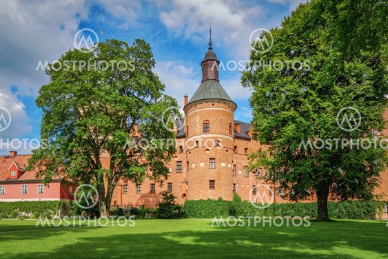 Gripsholm castle in the idyllic small town of Mariefred
