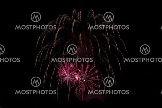 firework at the Volksfest Bobingen 13.08.2012