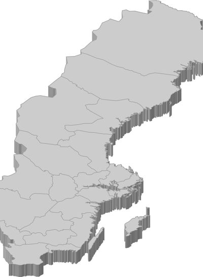 Map of Sweden
