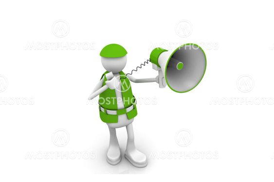 Man with Megaphone
