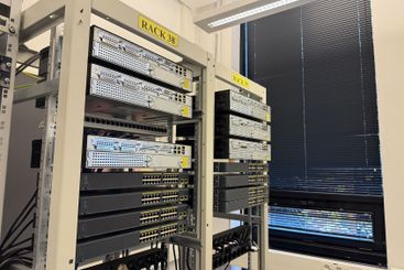 Networking Equipment Indoor, computer technology background