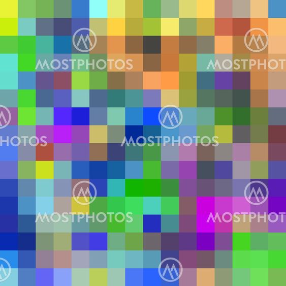 Large colorful pixels background.