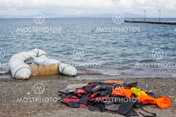 Refugee crisis, Kos island, Greece.
