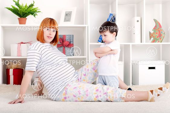 mother and baby, home decor