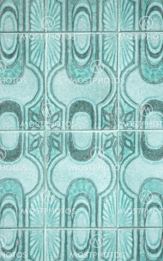 Traditional Portuguese glazed tiles