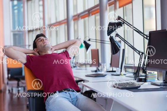 business man at the office