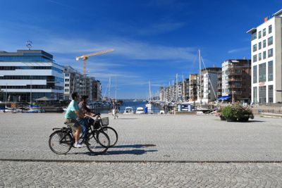 MALMO, SWEDEN marina on August 7, 2013
