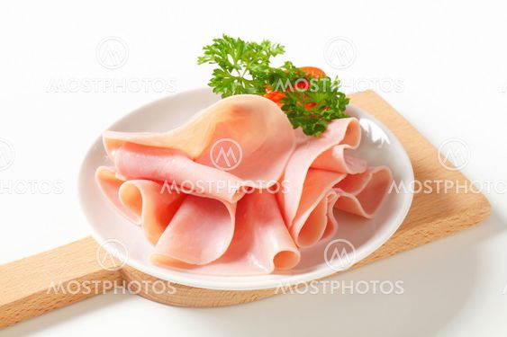 Sliced ham