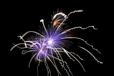 Abstract fireworks background