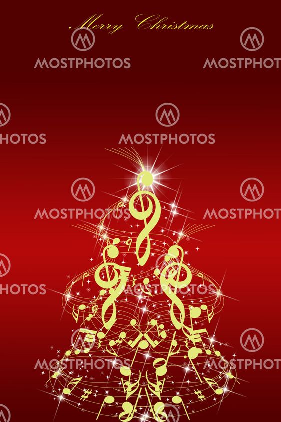Abstract Christmas card