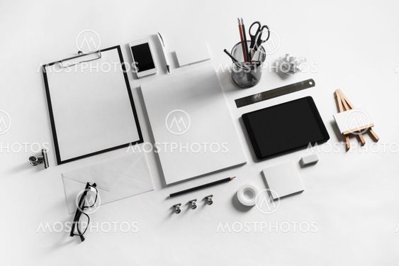 Blank stationery set