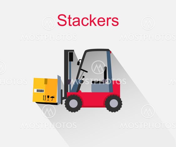 Stackers Icon Design Style Flat