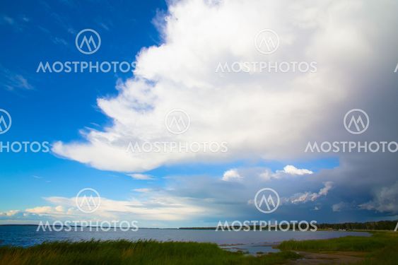 lake Kasargi in Russia in Urals