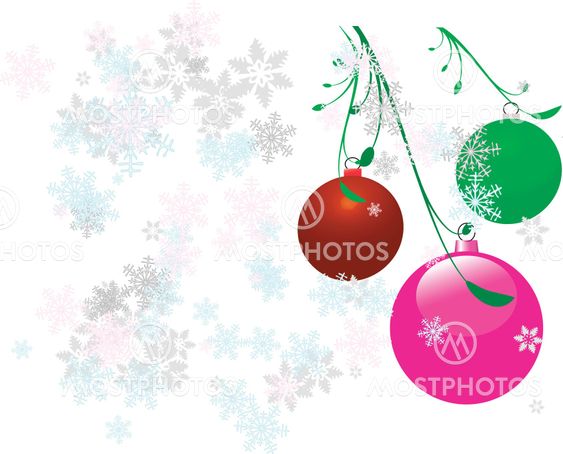 Vector Christmas Bulbs
