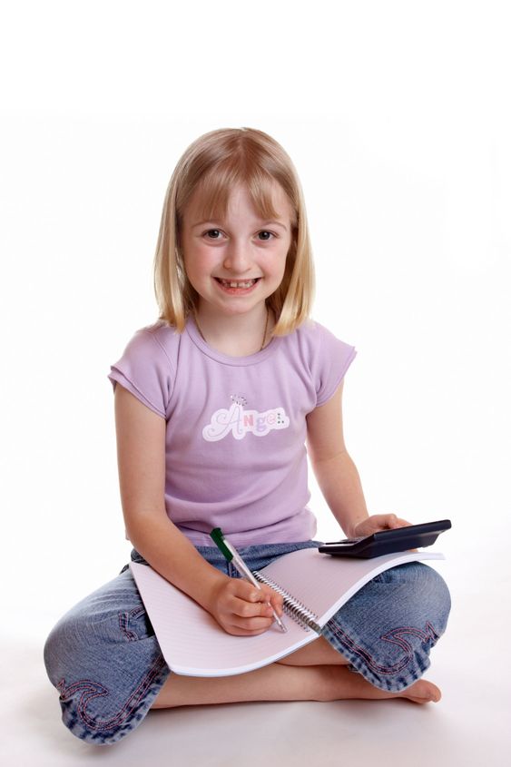 Girl doing Homework 2