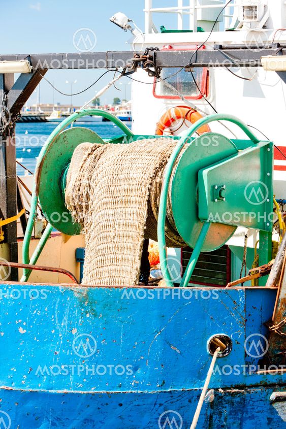 detail of ship, Hel, Pomerania, Poland