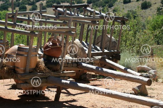 Ancient Wooden Carts