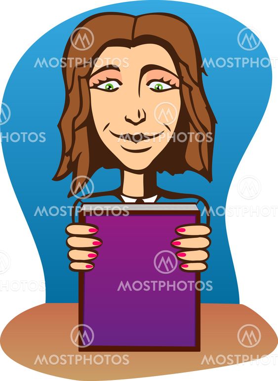 Beautiful girl with book.