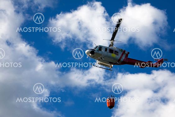 Brandbekæmpelse helikopter
