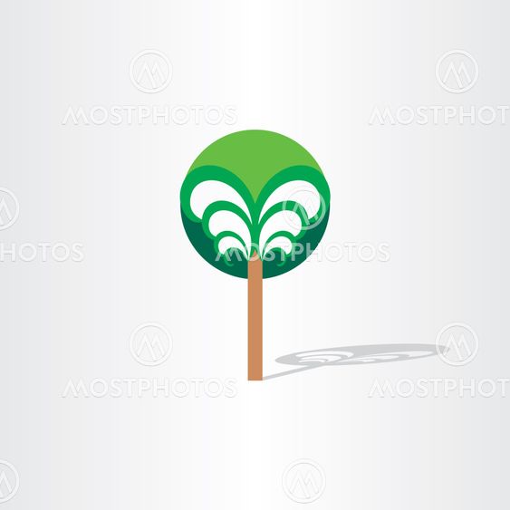 fantasy tree stylized design