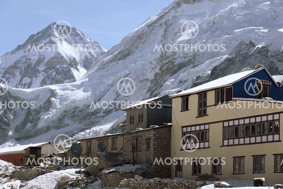 snowy mountains