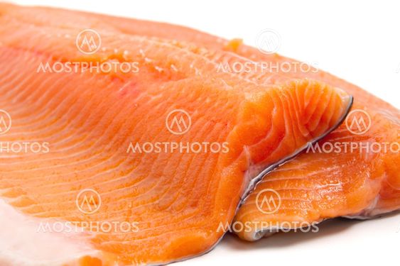 trout fillet closeup
