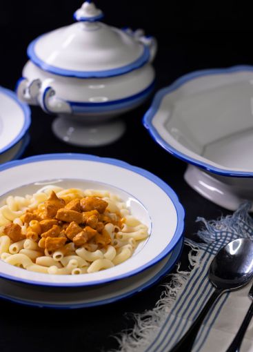 Traditional czech dish, chicken with paprika creamy...