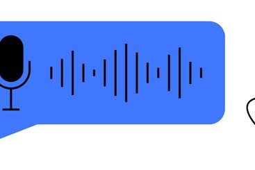 Microphone Icon, Feather, and Bar Chart Representing...