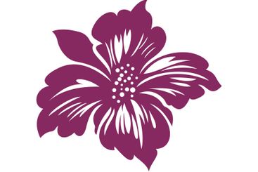 Romantic Blossom Natural Fresh Purple Flower Floral...