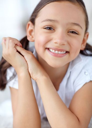 Carpet, confidence or portrait of girl in home for joy,...