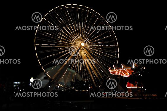 Navy Pier Ferris Wheel (Full Shot)