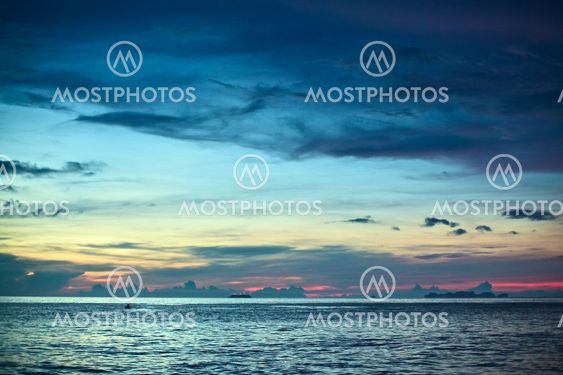 Sunset over Andaman Sea