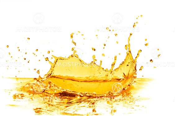 orange juice splash