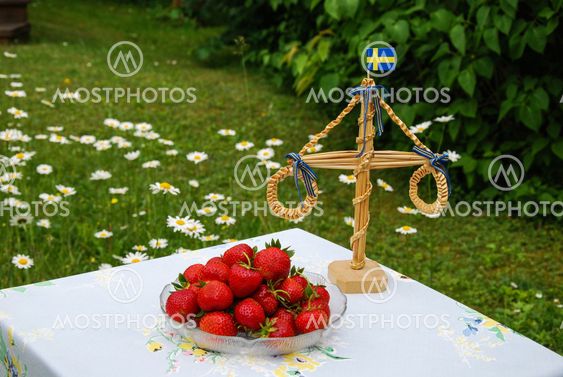 Strawberries at midsummer.