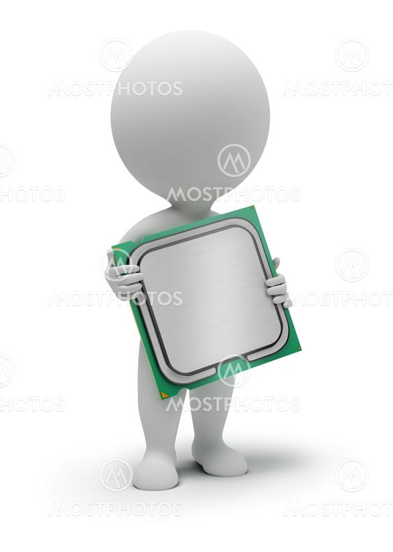 3d small people - processor