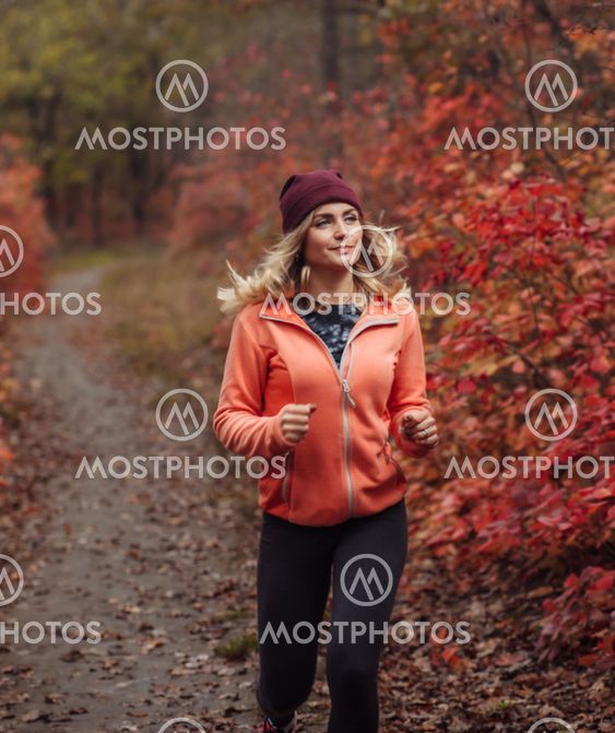 woman in forest
