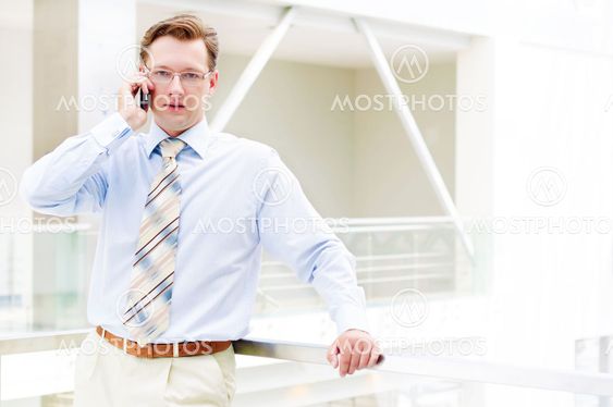Smiling business man